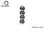 Boules magnétiques permanentes de sphère, aimants de la sphère N52 Ni de Cu de Ni de 1 pouce plaqué